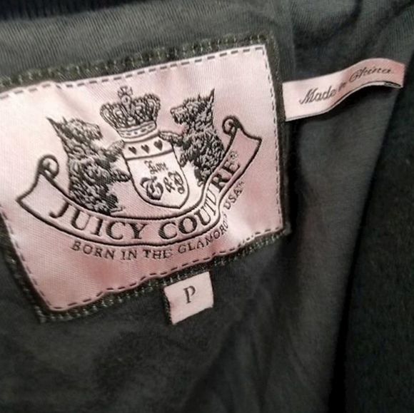 ✨️JUICY COUTURE OG FUR HOODED BUTTON UP PUFFER JACKET SZ P/XS✨️ - Picture 13 of 14